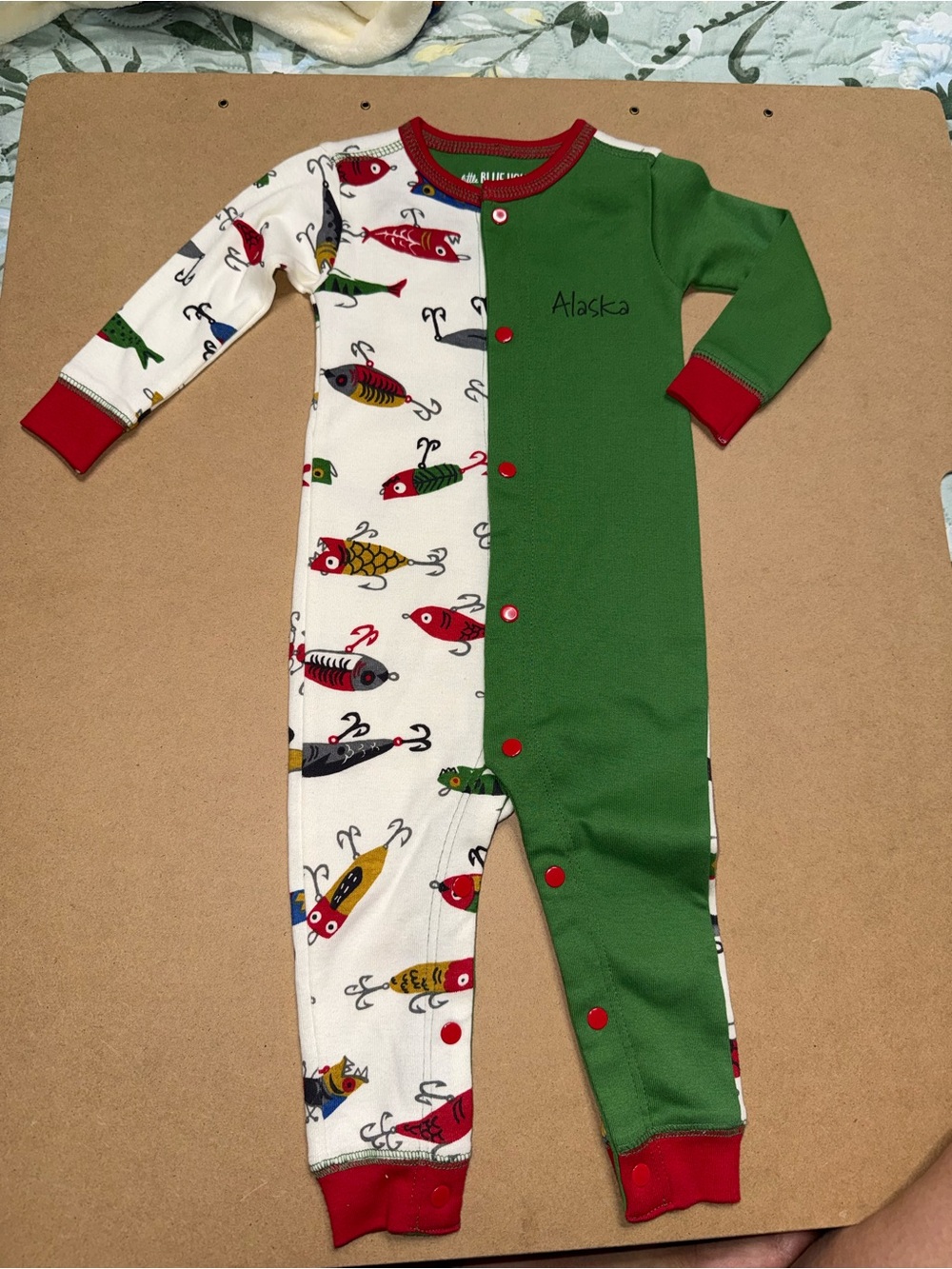 Little Blue House  Baby Long-Sleeve Sleeper size 6-12M [🟡-12]